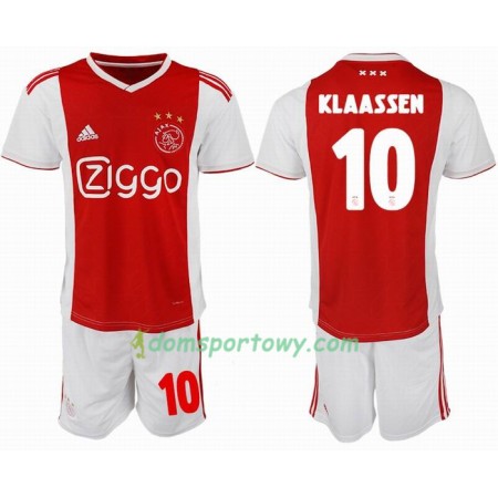 Koszulka Ajax KLAASSEN 10 Dziecięcy Domowe Koszulki Piłkarskie 2018-2019 Krótki Rękaw